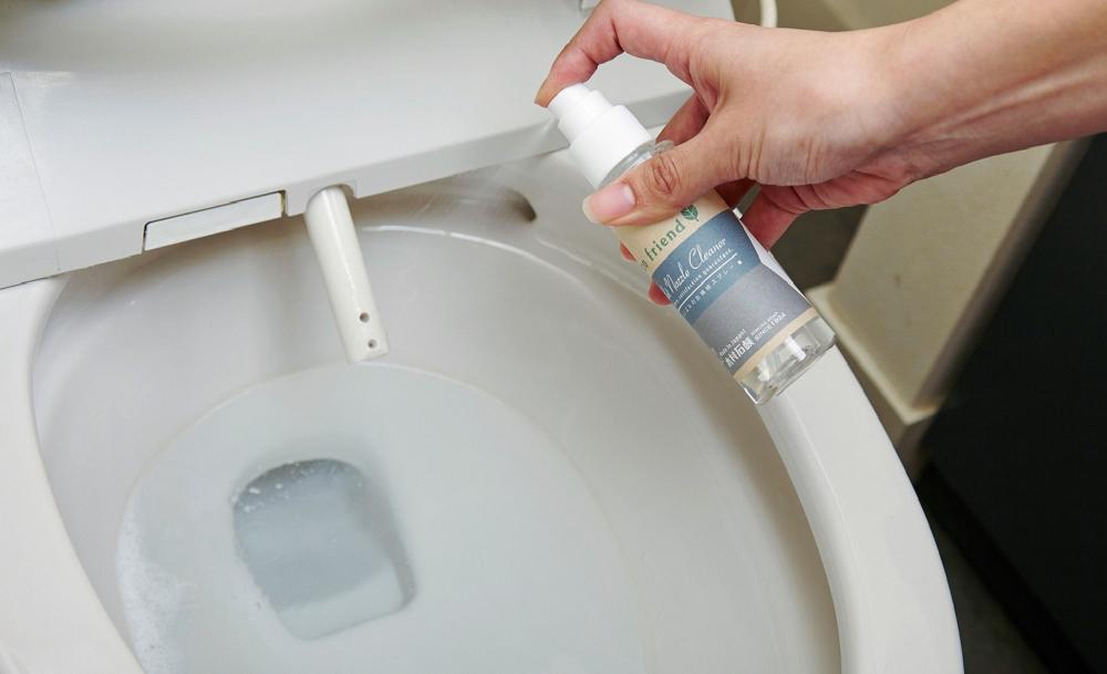 製法特許取得「トイレノズルのお掃除スプ レー」