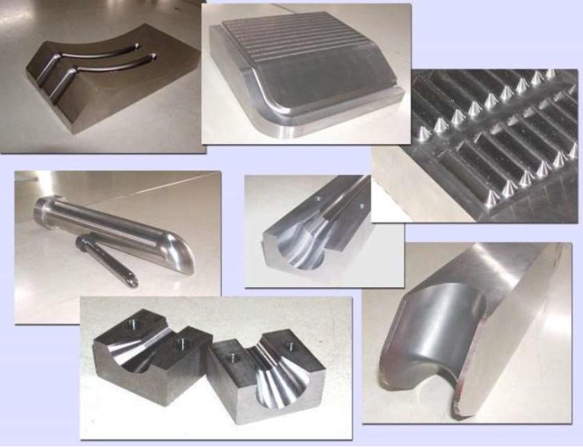 プレス金型用特注部品（三次元加工）
